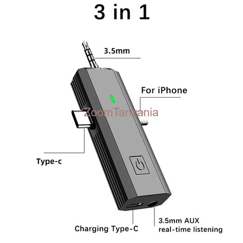 THREE IN ONE WIRELESS MICROPHONES FOR CAMERA AND PHONE - 2/3