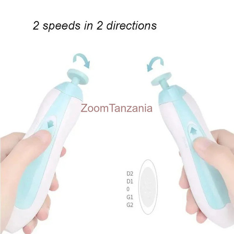 Electric Nail Trimmer Multifunctional Toes Fingernail Cutter - 3/4