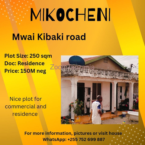 HOUSE FOR SALE MIKOCHENI - 1/4