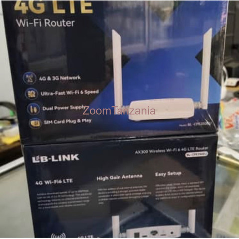 LB-LINK 4G LTE ROUTER - CPE350EU 2 Antenna Sim Card Slot WiFi 6 Type C Charging 1 x LAN Port