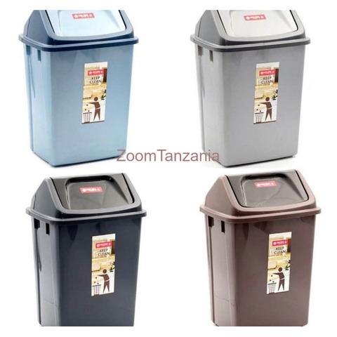 Lionstar Dustbin 15L Swing Lid C-3 Flip Top Waste Bins Large With Swing Lid Durable BPA Free Plastic