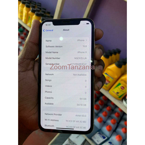 Iphone X Brandnew from Dubai Iko vizuri sana nauza simu kama simu haipo na charge - 3/4