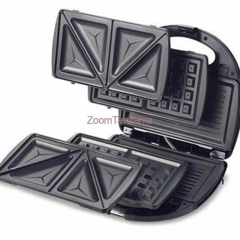 Kenwood 3-in-1 Sandwich, Waffle Maker & Grill – SMM01.A0BK750W - 4/5