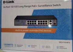 D-LINK 16 PORTS POE SWITCH - DESF1016PE