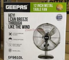 GEEPAS 12imcb metal table fan