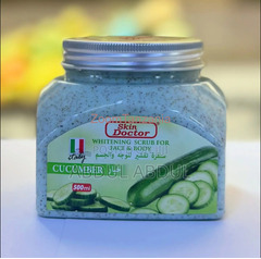 SKIN DOCTOR Cucumber Face & Body Whitening Scrub 500ml