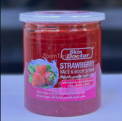 Skin Doctor Strawberry Face Body Scrub 500ml