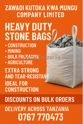 heavy duty stone bags