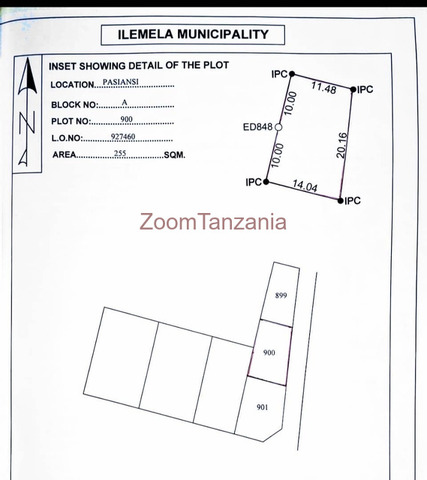 Kiwanja cha kwanza lami ( airport road ) kinauzwa pasiasi - 4/6