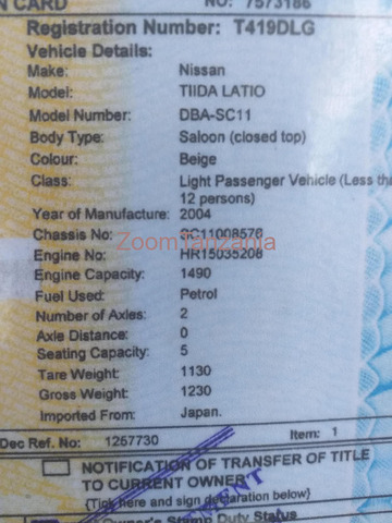 Nissan tiida 2007 - 2/6