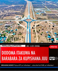 Eneo la ukubwa heka mbili linauzwa nala ( limetazama barabara ya lami ringroad )