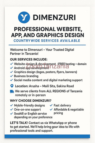 Website Design, App Development, Graphic Design & Branding