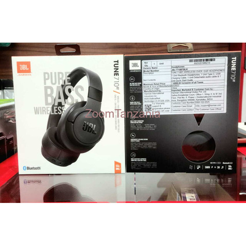 JBL Tune 710BT Wireless Over-ear Bluetooth Headphones - 2/2