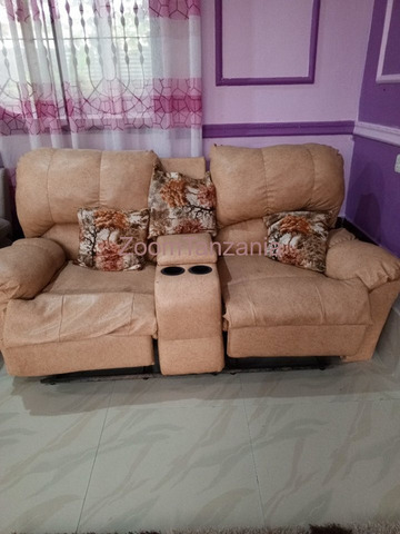 Recliner leather sofa - 4/6