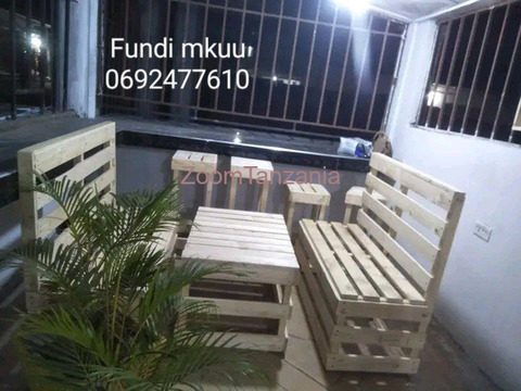 Viti vya pallets kwa biashara km cafe, pub, restaurants - 3/4