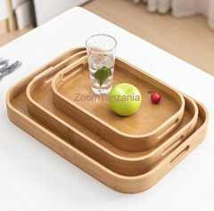 Quality 3piece bamboo tray