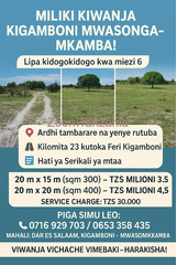VIWANJA KIGAMBONI MWASONGA MKAMBA