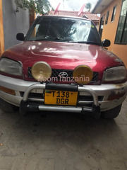 1990 Toyota RAV4 Red Silver Color