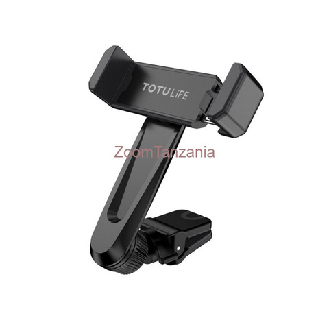 Totulife Aligator Clip Style Mobile Car Holder, Black - 3/6