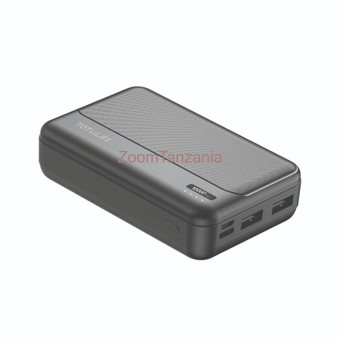 Totu Life CARBON Series Pocket Power Bank 10000mAh - Black - 3/5