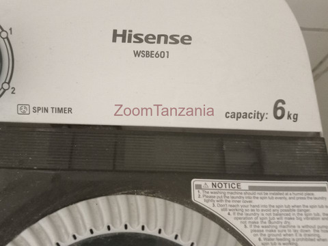 Mashine ya Kufulia Hisense WSBE601 Kilogram 6 - 3/3