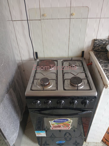Jiko la Homebase Plate 3 Gesi, 1 Umeme - 1/5