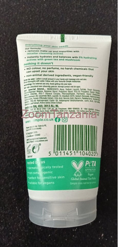 Simple Age Resisting Face Wash 150ml - 2/2