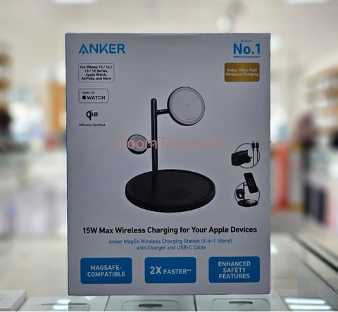 Anker 3 in 1 Qi2 MagSafe Stand Wireless Charger 25 Watts