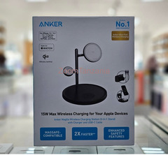 Anker 3 in 1 Qi2 MagSafe Stand Wireless Charger 25 Watts