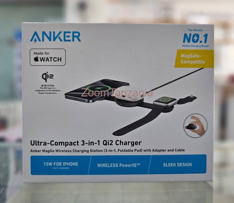 Anker MagGo 3 in 1 Qi2 MagSafe Wireless Charger