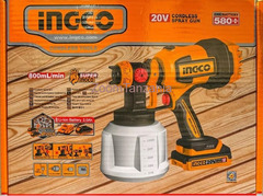 INGCO Cordless Spray Gun 20V