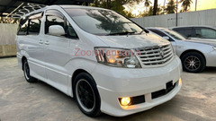 2002 Toyota Alphard Rangi Nyeupe