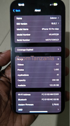iPhone 15 Pro Max GB256 - 6/6