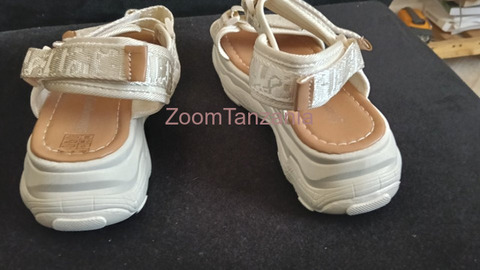 Ladies Beige Sandals - 4/5