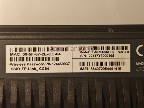 TP-Link TL-MR6400 4g Used - 4/4