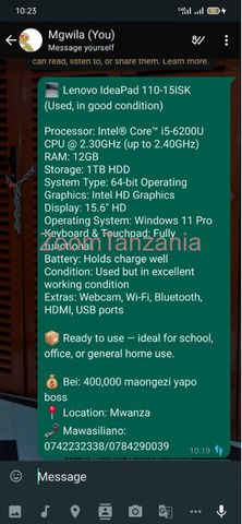 Lenovo IdeaPad 110-15ISK 12GB RAM, 1TB HDD - 4/6