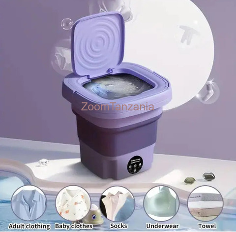 Foldable Mini Washing Machine 10L - 4/6