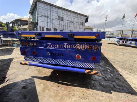 Flatbed Trailers 3 High-quality axles (FUWA) 40FT - 4/5