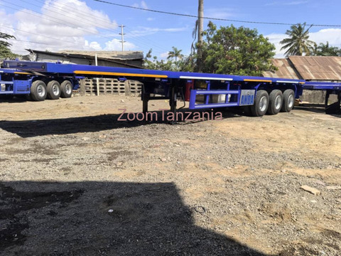Flatbed Trailers 3 High-quality axles (FUWA) 40FT - 5/5