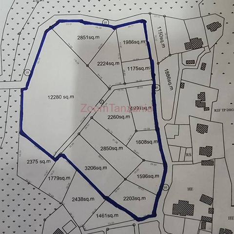 Kiwanja Surveyed Land For Sale at Salasala Kilimahewa Juu Kinondoni Municipality - 2/2