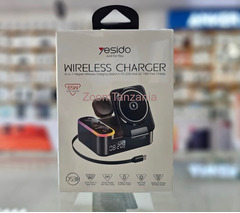 DS38 Yesido Wireless Charger 8 in 1 Magnet Wireless Charging Station PD30w