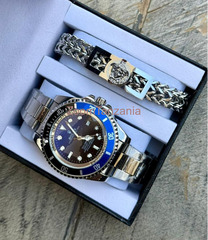 Men's Watch and Bracelet Set