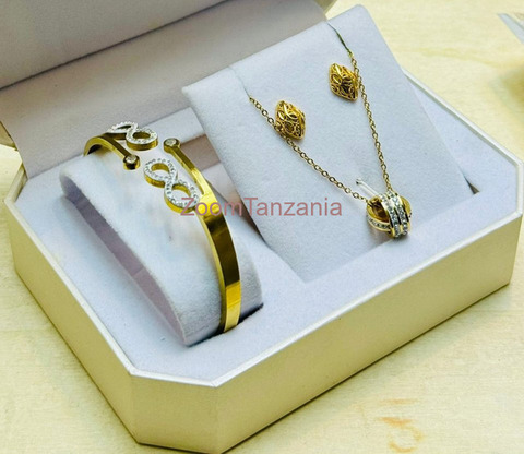 Bracelet Set with Earrings and Necklace - 3/6