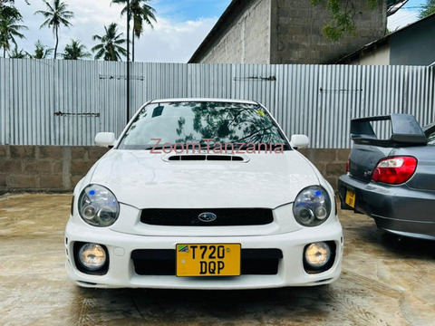 2002 Subaru Impreza WRX White - 1/4