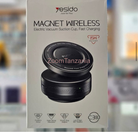 C310 Yesido 15W Wireless Fast Charger with Electric Vacuum Suction Cup