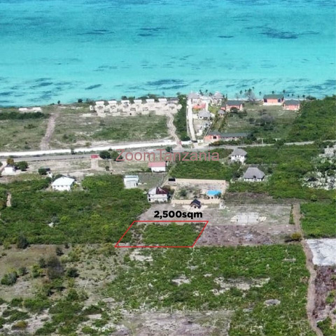 Jambiani Zanzibar Plot Near Beach for Sale - 1/3