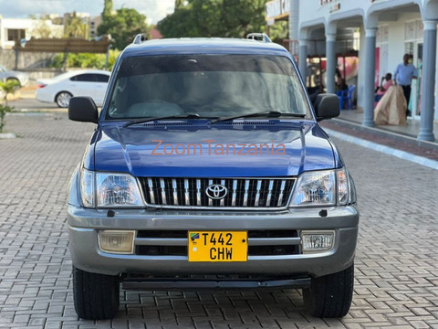 2003 Toyota Land Cruiser Prado Blue - 1/6