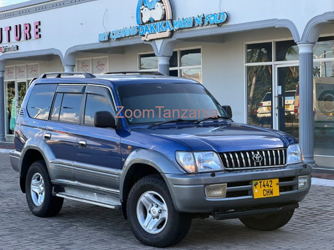 2003 Toyota Land Cruiser Prado Blue - 3/6