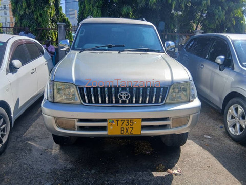 2002 Toyota Land Cruiser Prado Silver - 1/6