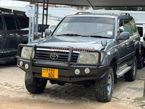 2000 Toyota Land Cruiser GX105 Gray - 6/6